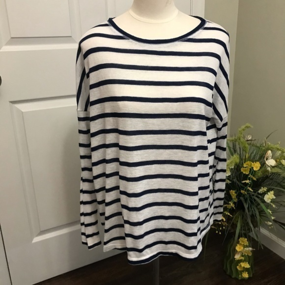 Kiara‎ Long Sleeve Stripe Pullover